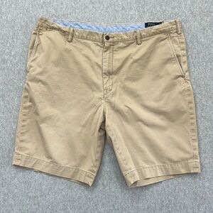 Polo Ralph Lauren Mens Tan Stretch Cotton Twill Classic Fit Shorts Size 42T